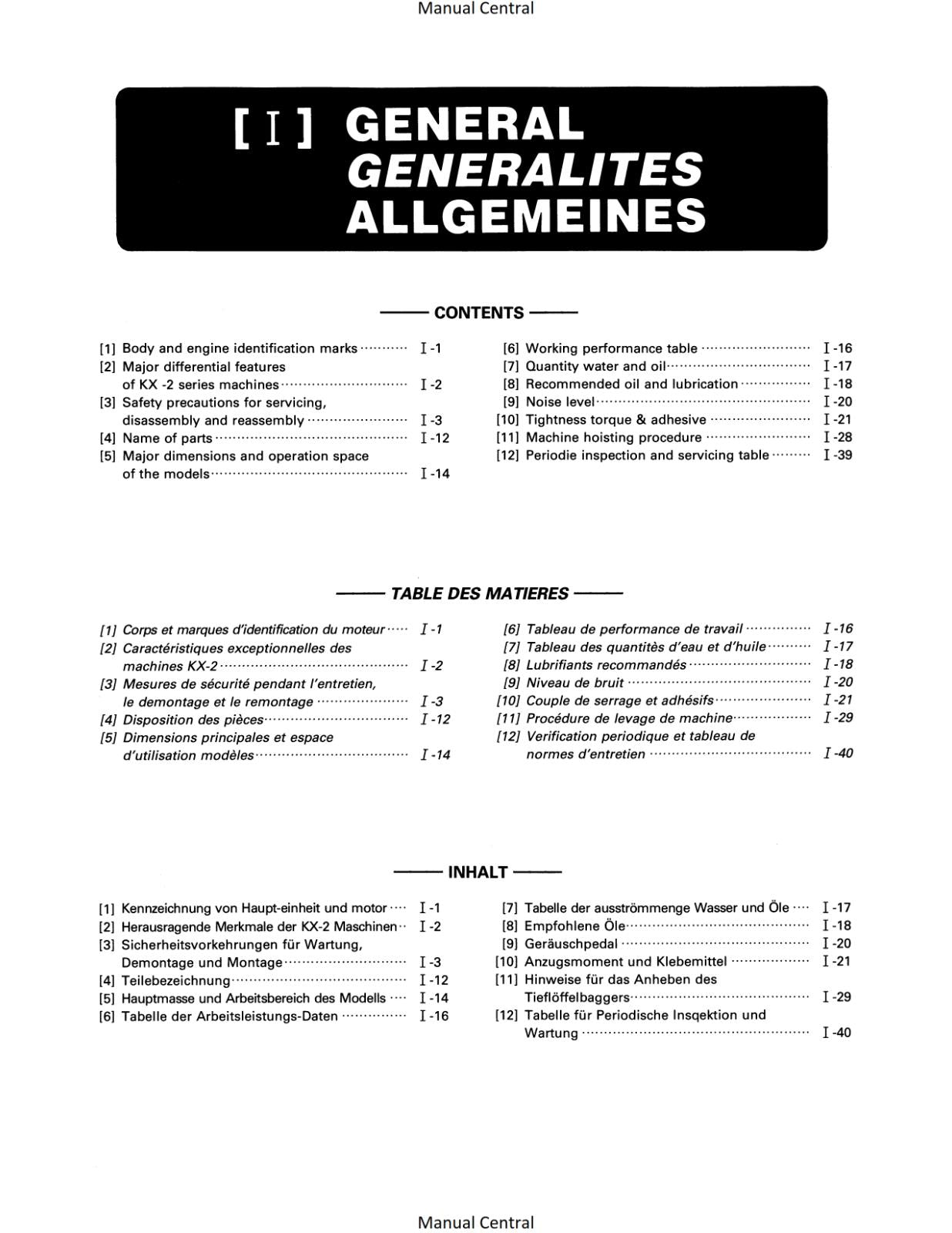 KUBOTA EXCAVATOR KX 41-2 61-2 71-2 91-2 121-2 161-2 SERVICE CHAPTER - WORKSHOP
