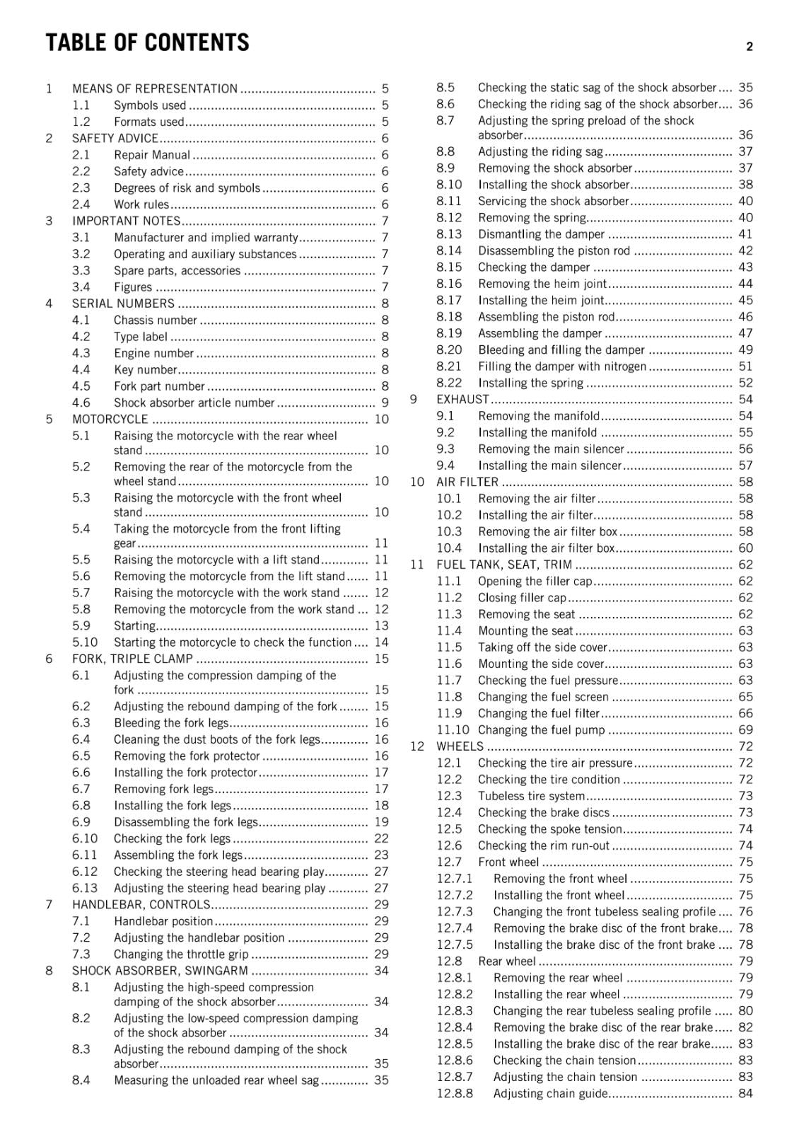 KTM 2015 - 690 SMC R EU - WORKSHOP SERVICE MANUAL REPRINTED