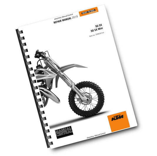 KTM 2019 - 50 SX MINI - SERVICE REPAIR WORKSHOP