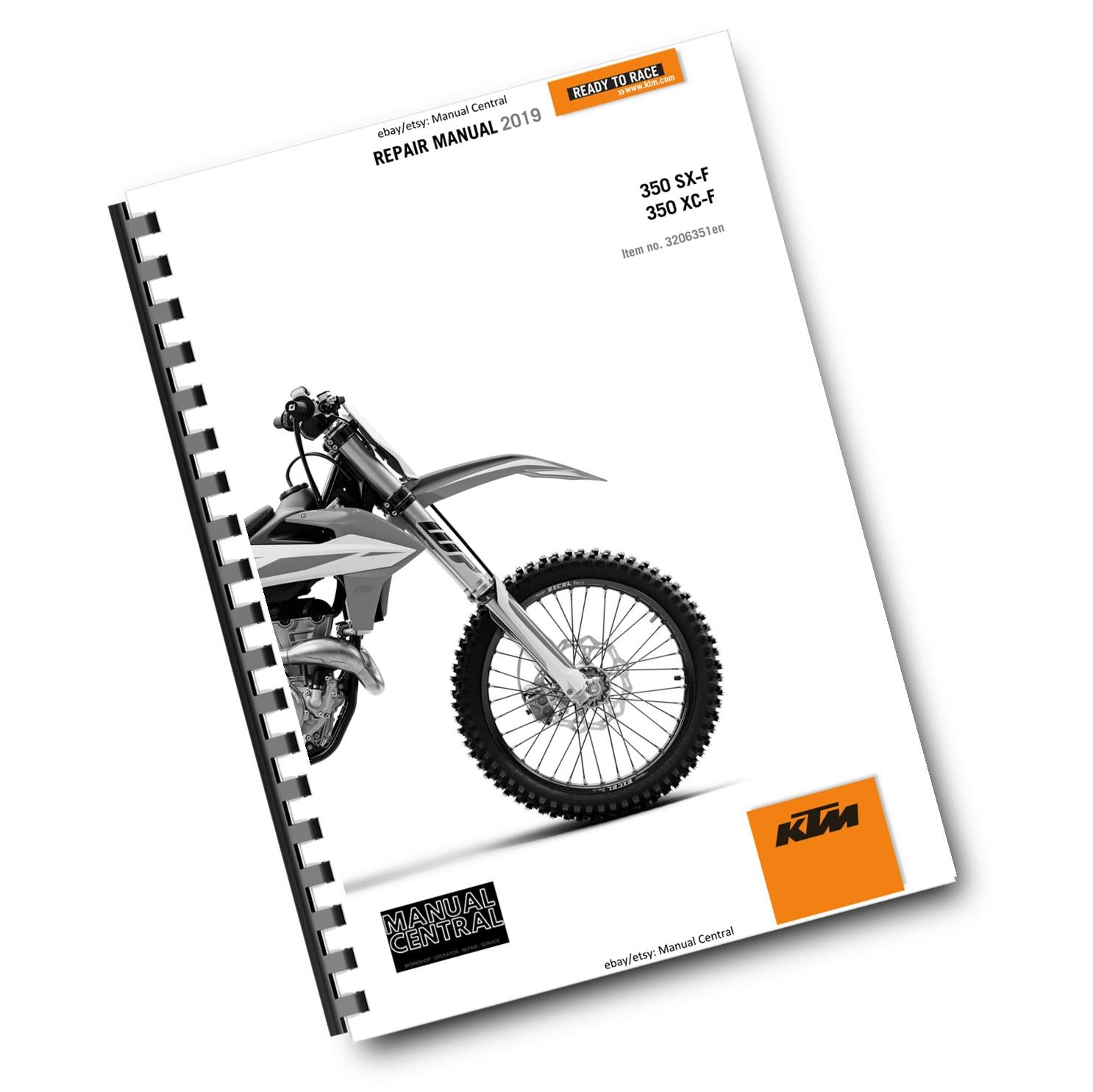 KTM 2019 - 350 SX-F XC-F - SERVICE REPAIR WORKSHOP