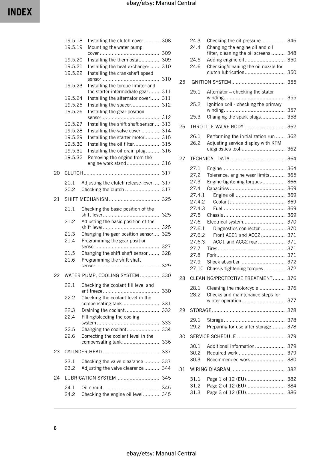KTM 2019 - 790 ADVENTURE - SERVICE REPAIR
