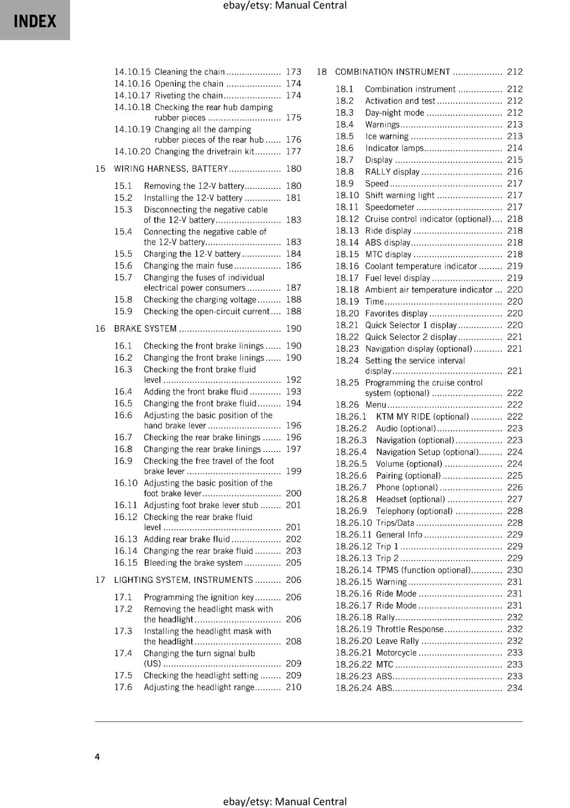 KTM 2019 - 790 ADVENTURE  R - SERVICE REPAIR