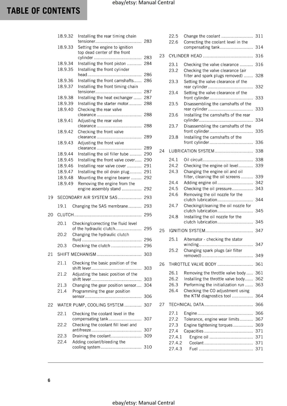 KTM 2019 - 1090 ADVENTURE R - SERVICE REPAIR