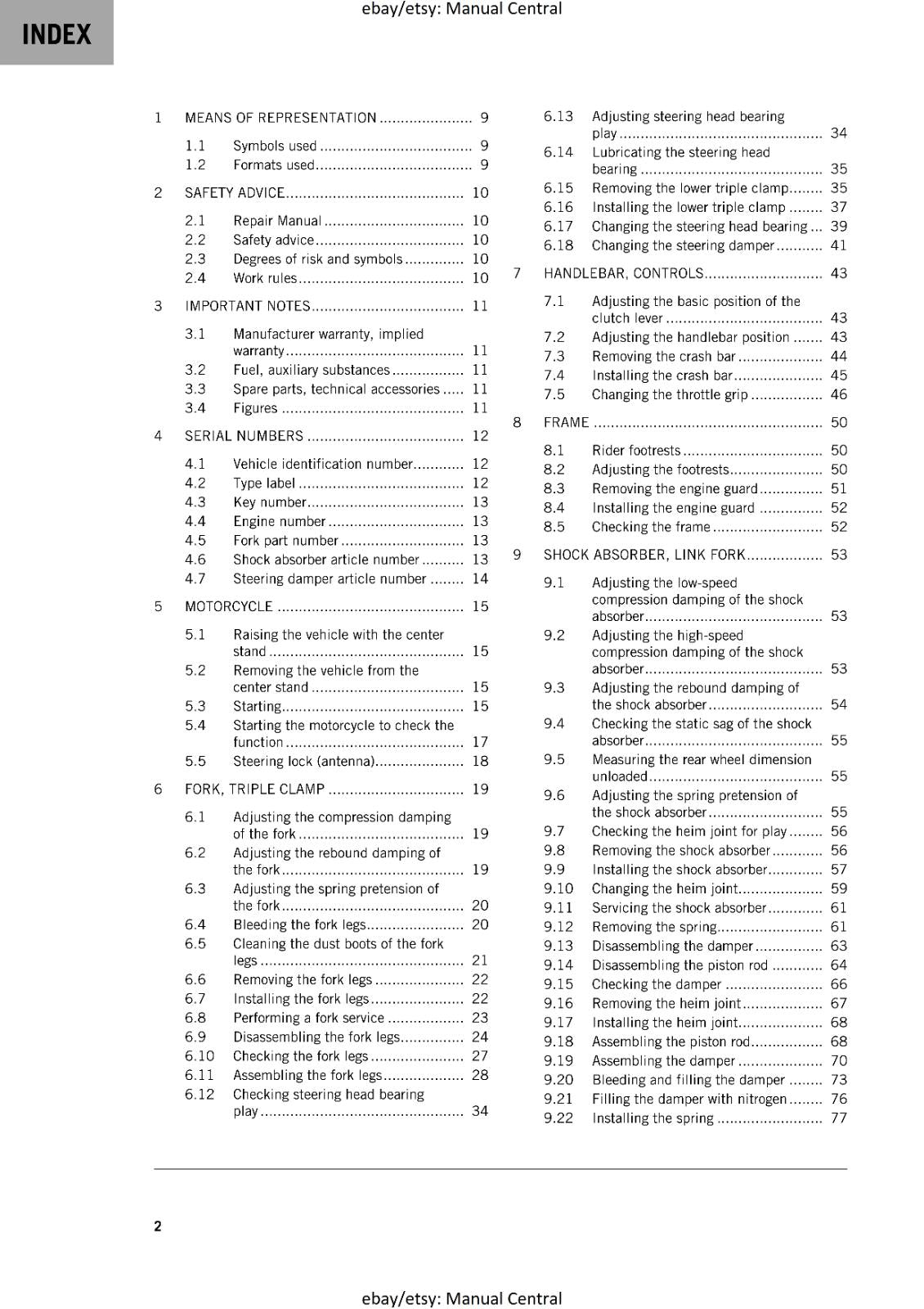 KTM 2019 - 1290 SUPER ADVENTURE R - SERVICE REPAIR WORKSHOP