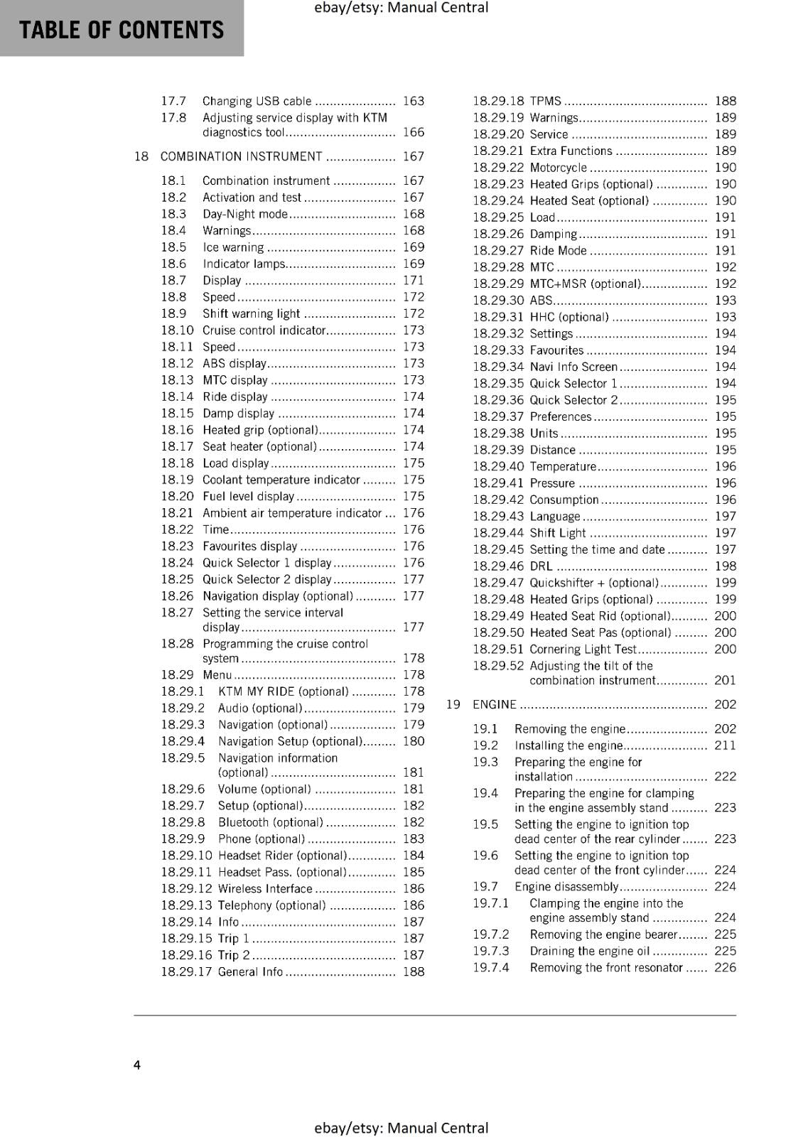KTM 2019 - 1290 SUPER ADVENTURE S - SERVICE REPAIR WORKSHOP