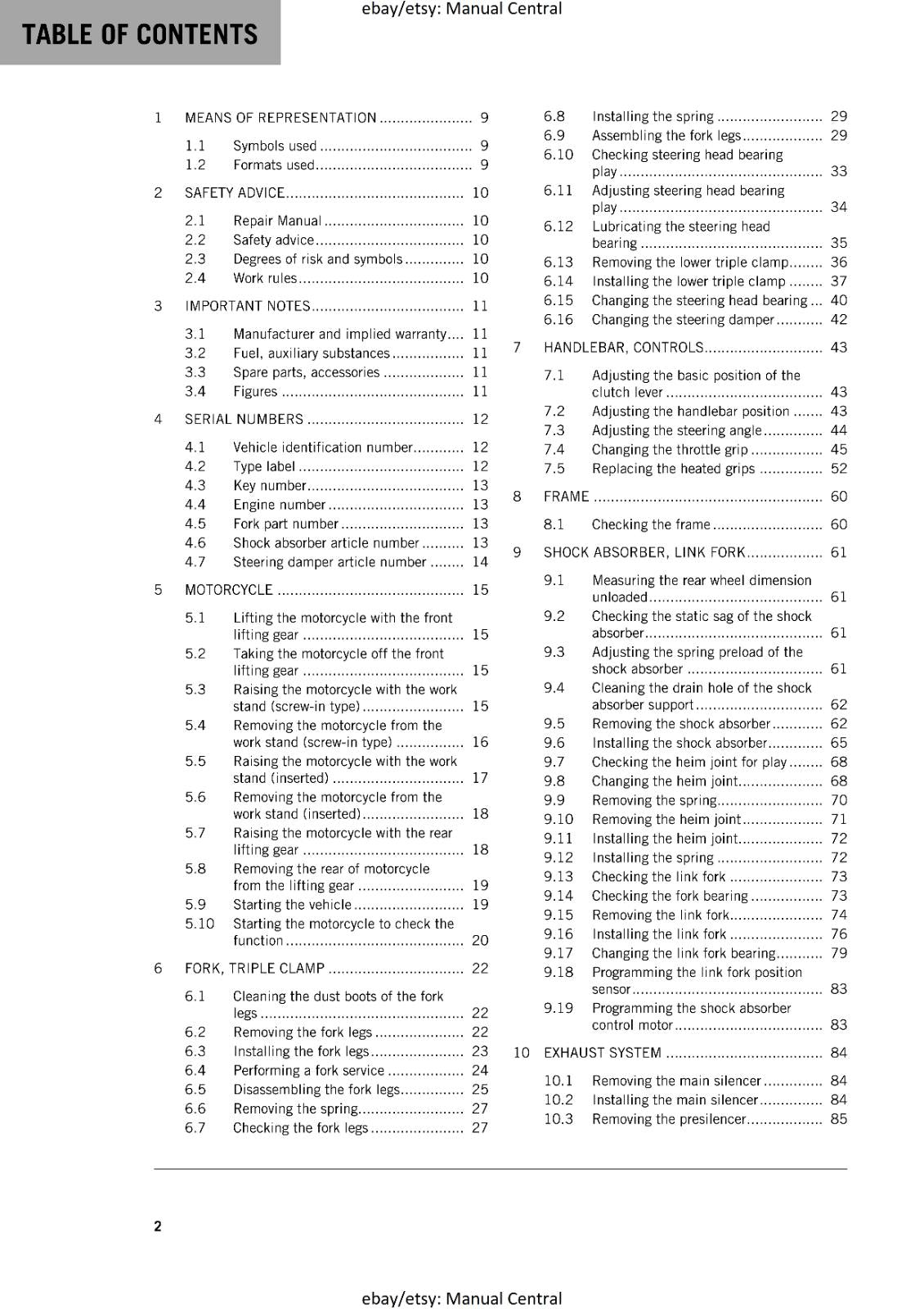 KTM 2019 - 1290 SUPER DUKE GT - SERVICE REPAIR WORKSHOP