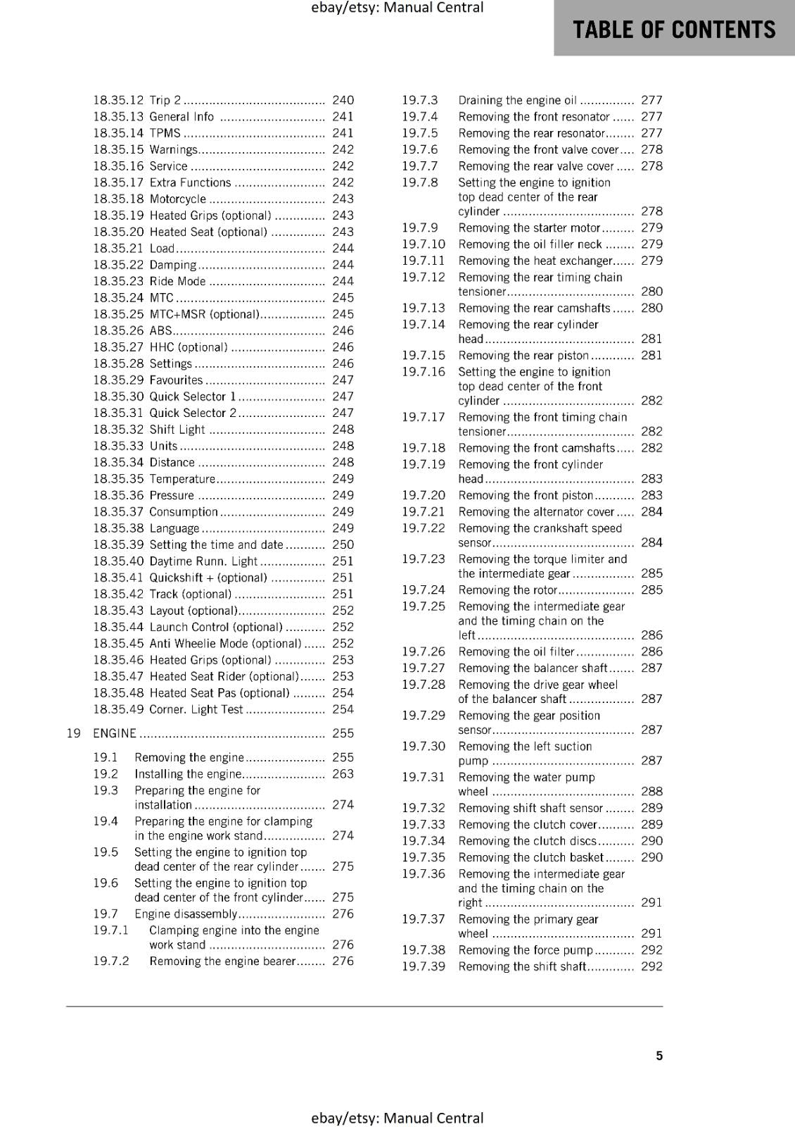 KTM 2019 - 1290 SUPER DUKE GT - SERVICE REPAIR WORKSHOP