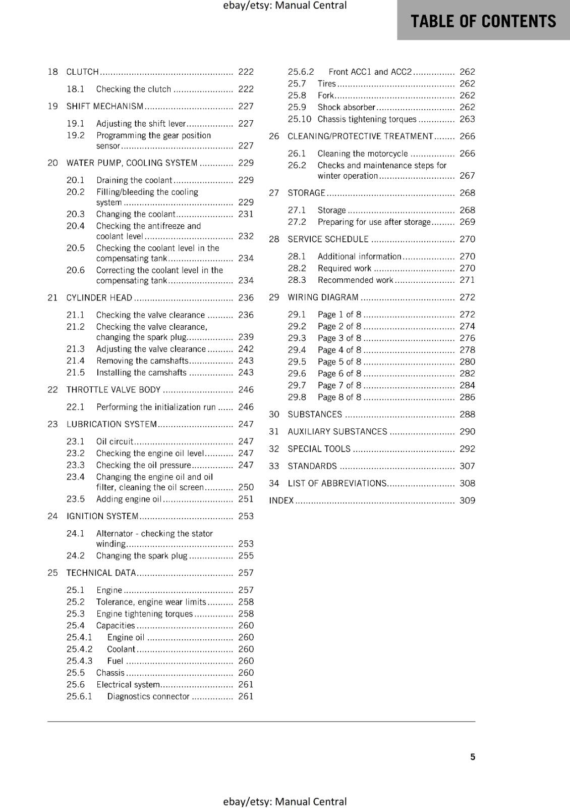 KTM 2019 - RC 125 - SERVICE REPAIR WORKSHOP