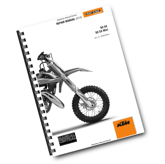 KTM 2018 - 50 SX MINI - SERVICE REPAIR WORKSHOP