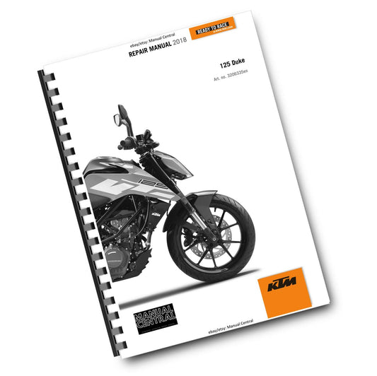 KTM 2018 - 125 DUKE  - SERVICE REPAIR WORKSHOP