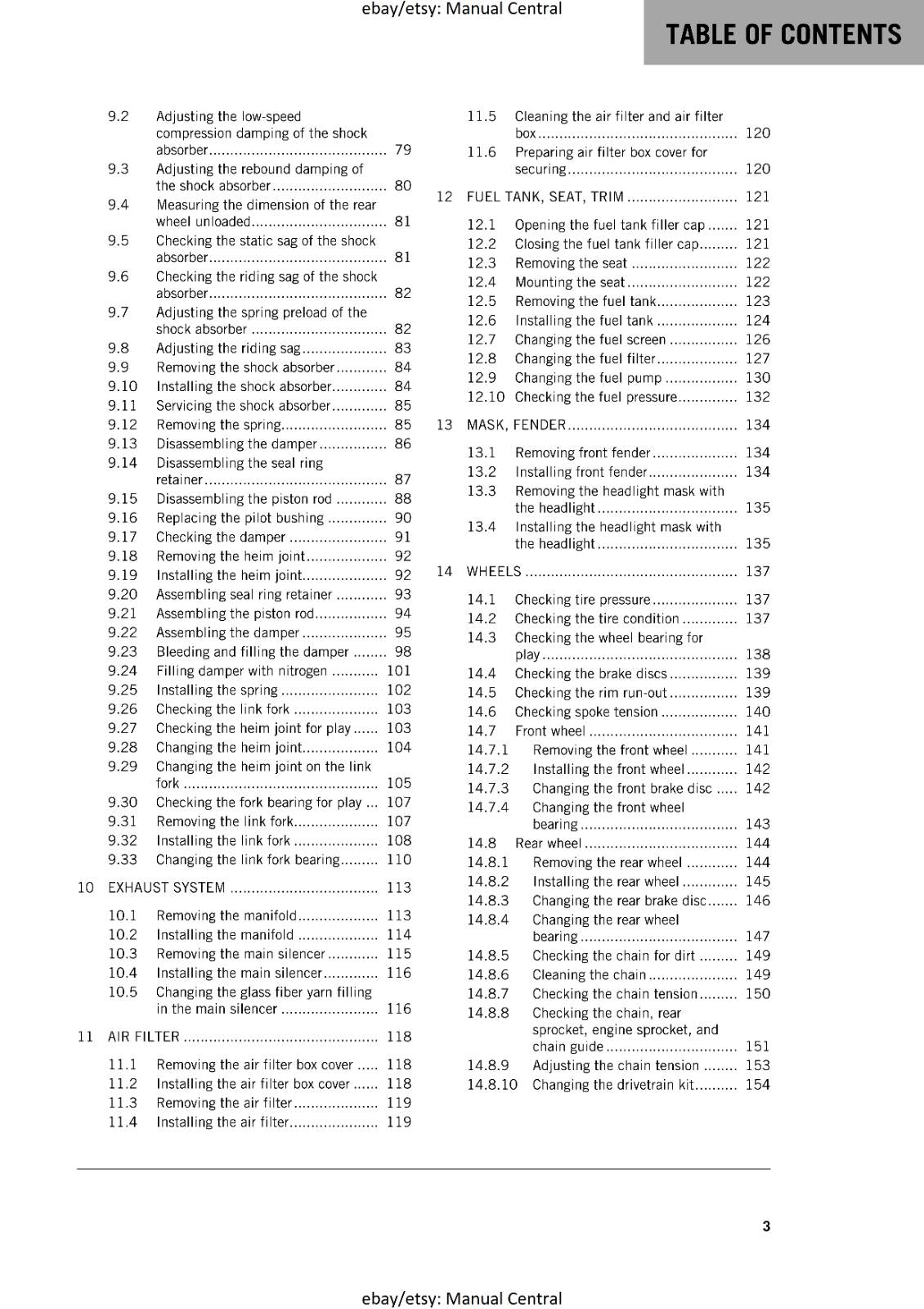 KTM 2018 - 250 300 EXC SIX DAYS XC-W TPI  - SERVICE REPAIR WORKSHOP