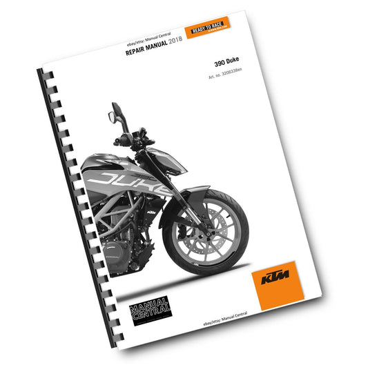 KTM 2018 - 390 DUKE - SERVICE REPAIR WORKSHOP