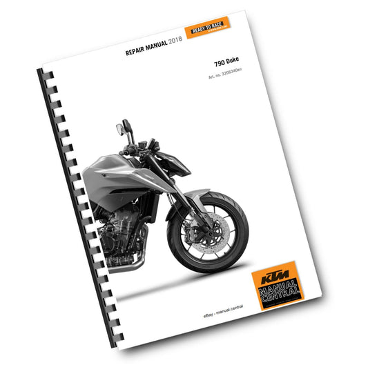 KTM 2018 - 790 DUKE- SERVICE REPAIR WORKSHOP