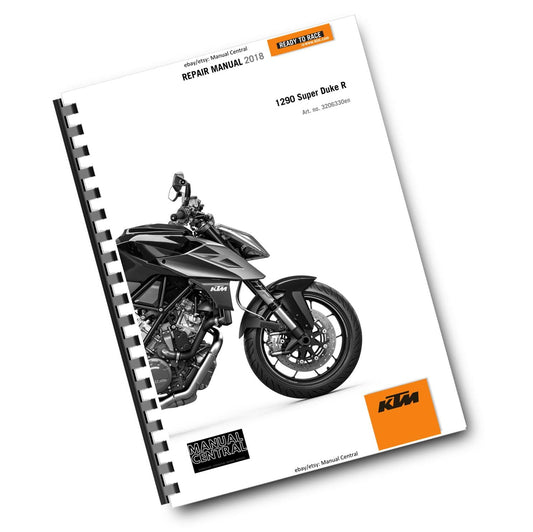 KTM 2018 - 1290 SUPER DUKE R - SERVICE REPAIR WORKSHOP