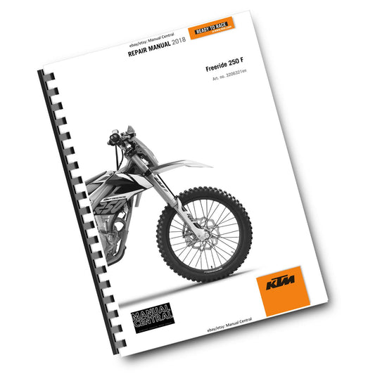 KTM 2018 - FREERIDE 250 F- SERVICE REPAIR WORKSHOP
