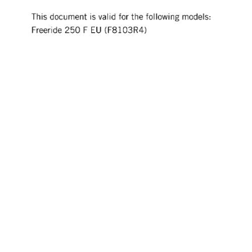 KTM 2018 - FREERIDE 250 F- SERVICE REPAIR WORKSHOP