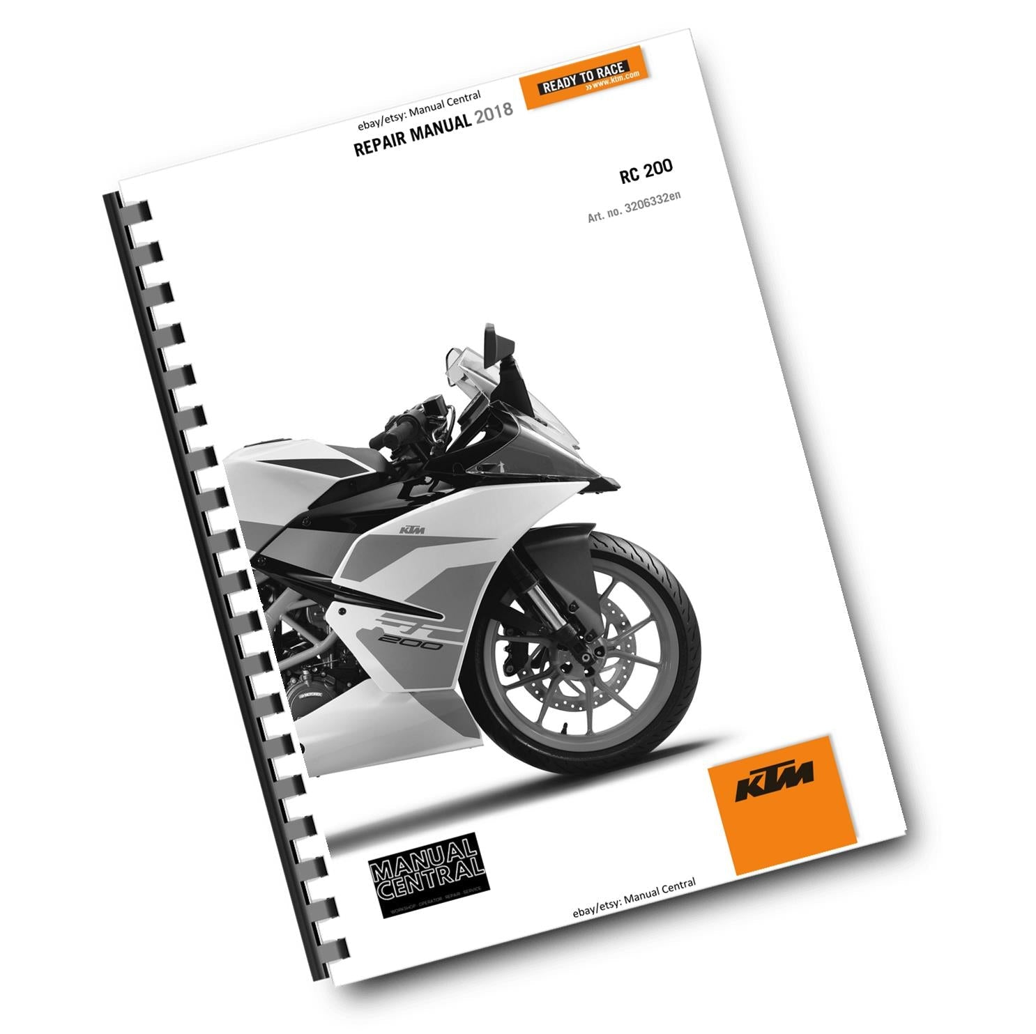 KTM 2018 - RC 200 - SERVICE REPAIR WORKSHOP