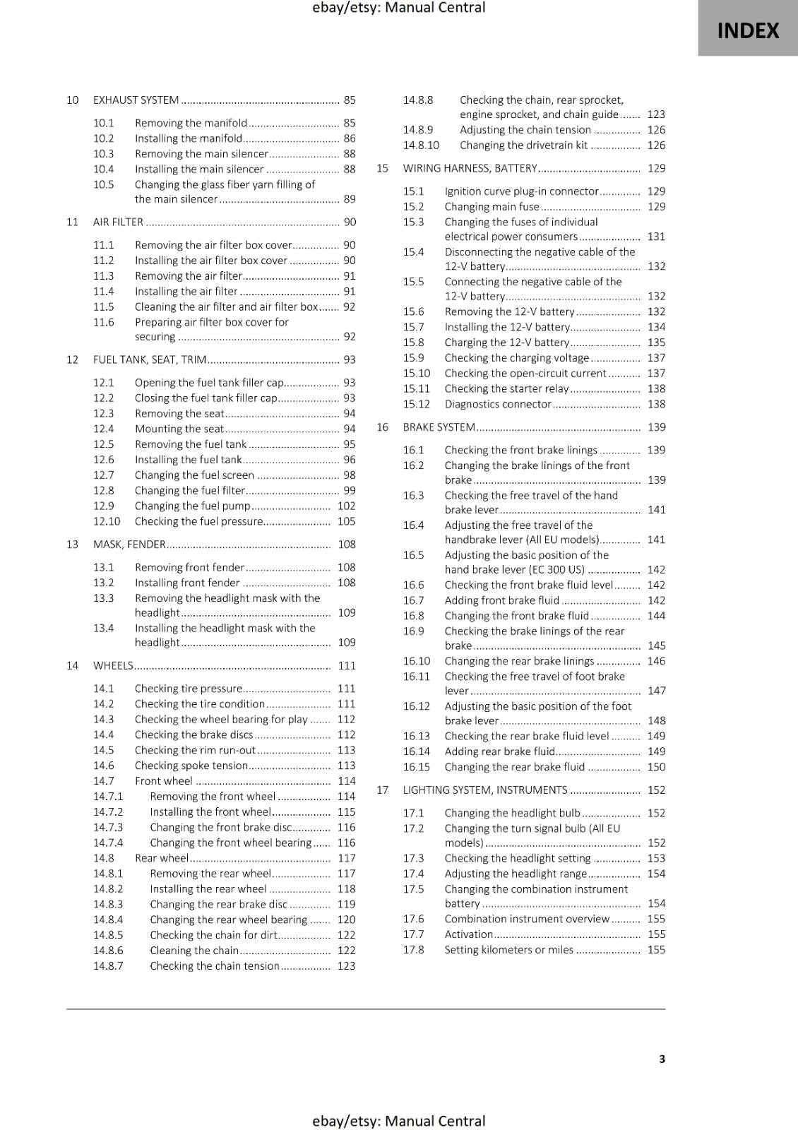 GASGAS 2021 - EC 250 300 -  SERVICE WORKSHOP REPAIR MANUAL