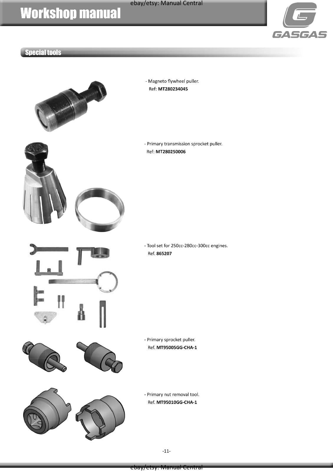 GASGAS 2018 TXT SERIES TRIAL 80 125 250 28SERVICE WORKSHOP REPAIR MANUAL