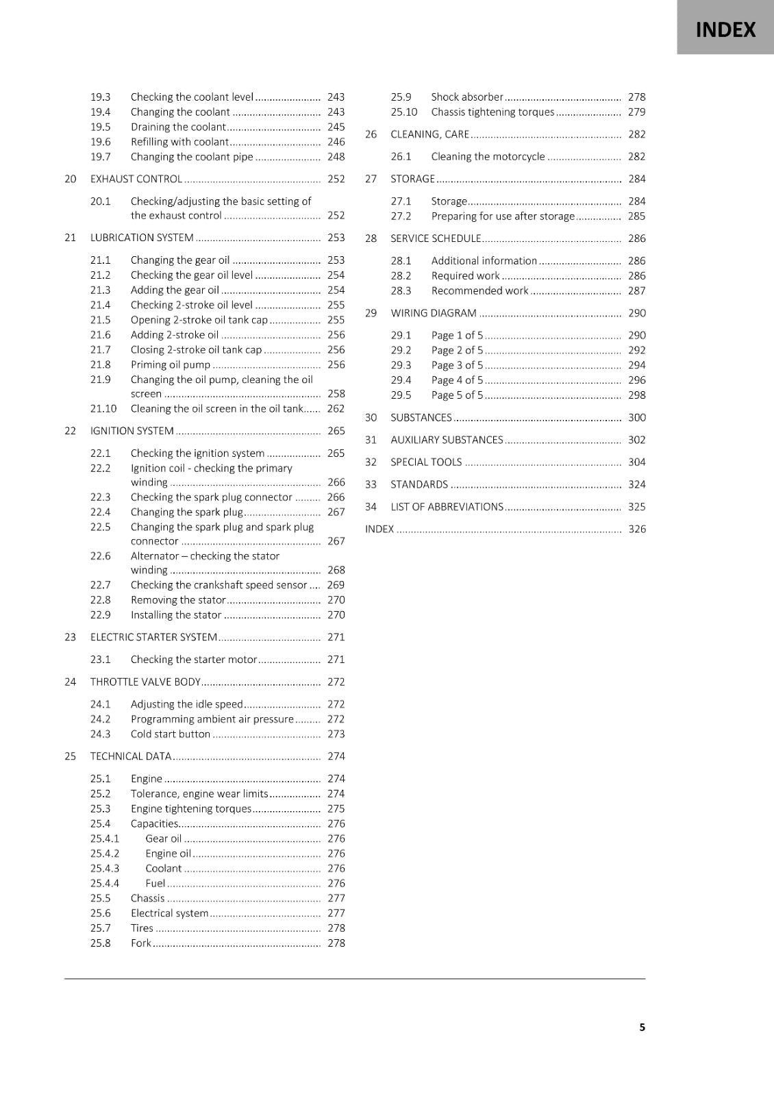 100 GSM GASGAS 2021 EX 300 SERVICE WORKSHOP REPAIR MANUAL