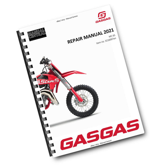 100 GSM GASGAS 2021 MC 65 SERVICE WORKSHOP REPAIR MANUAL