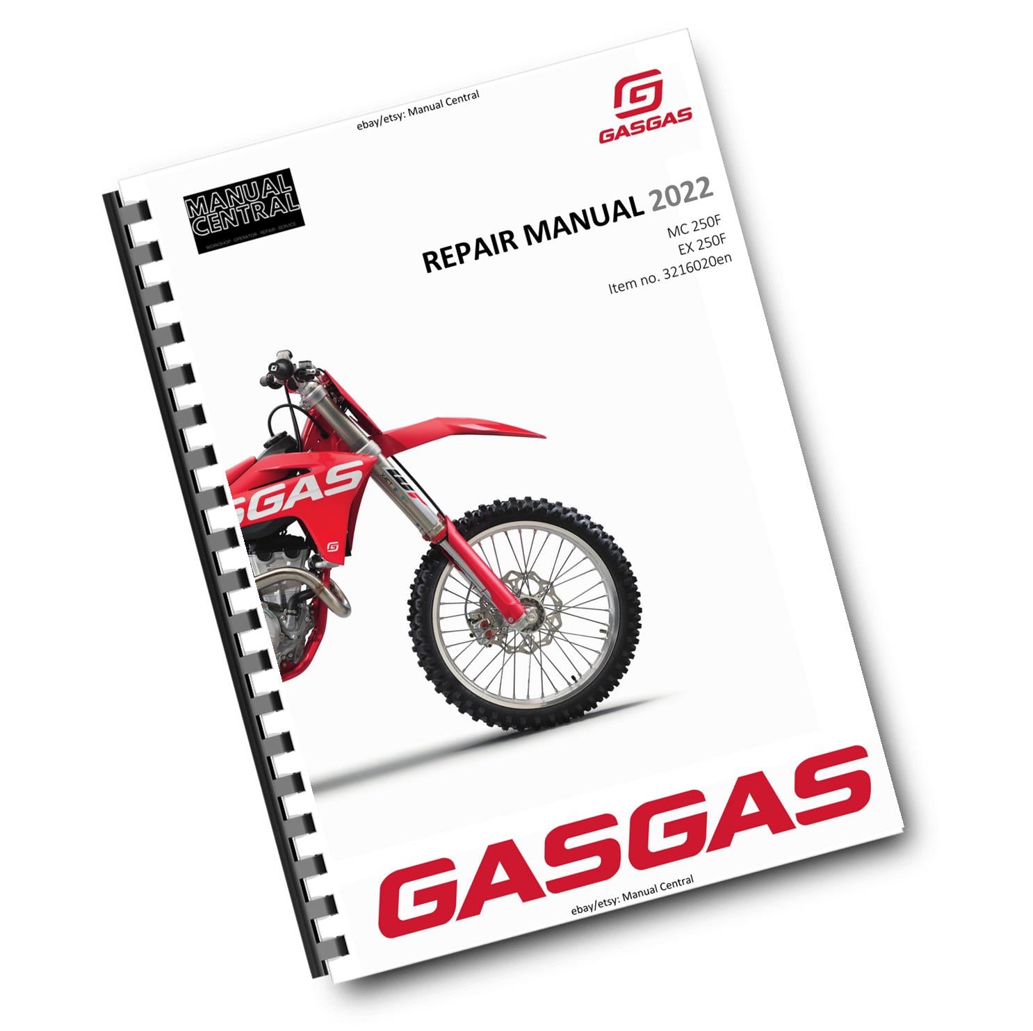 GASGAS 2022 - MC EX 250F - SERVICE WORKSHOP REPAIR MANUAL