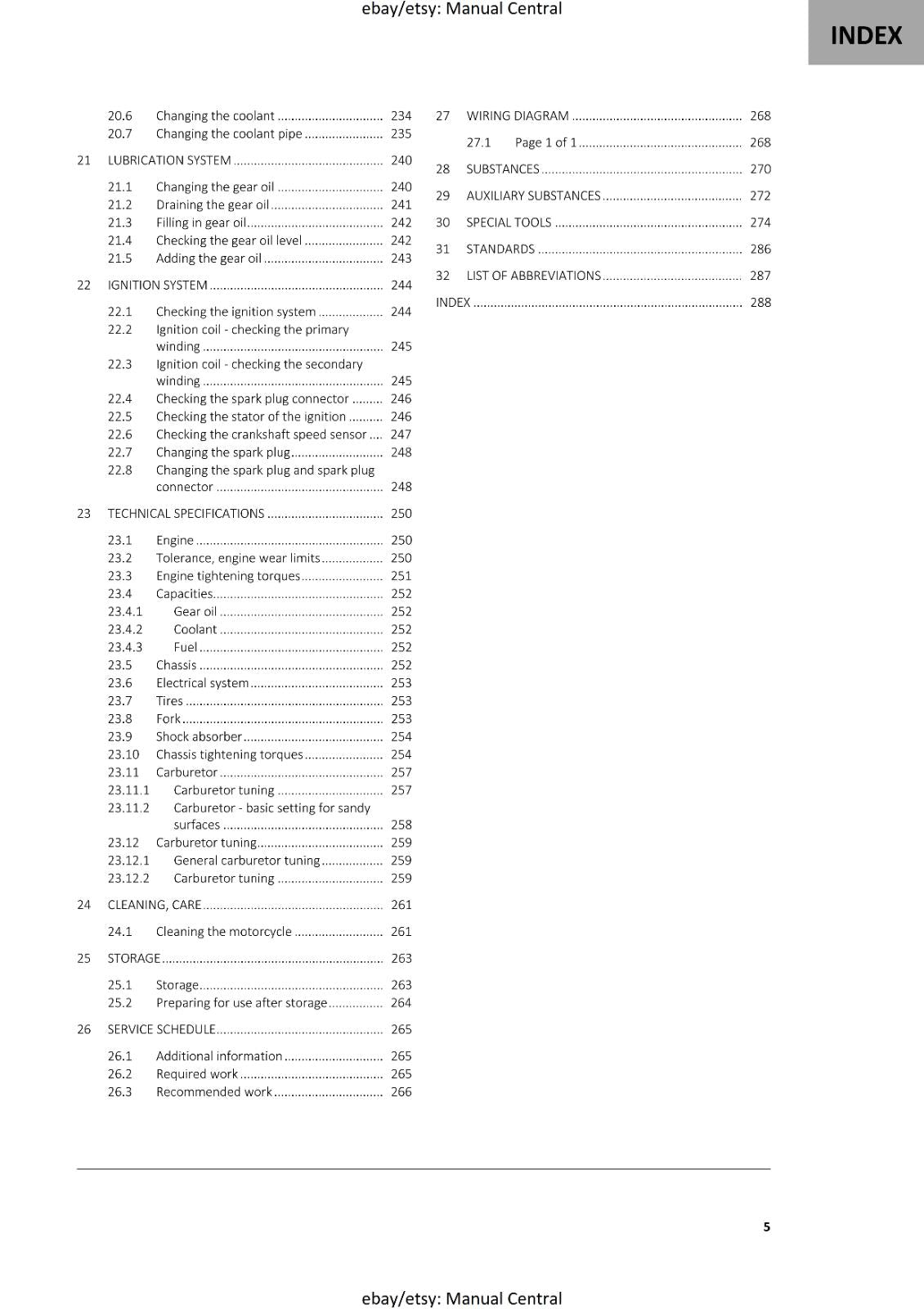 GASGAS 2022 - MC 125 - SERVICE WORKSHOP REPAIR MANUAL