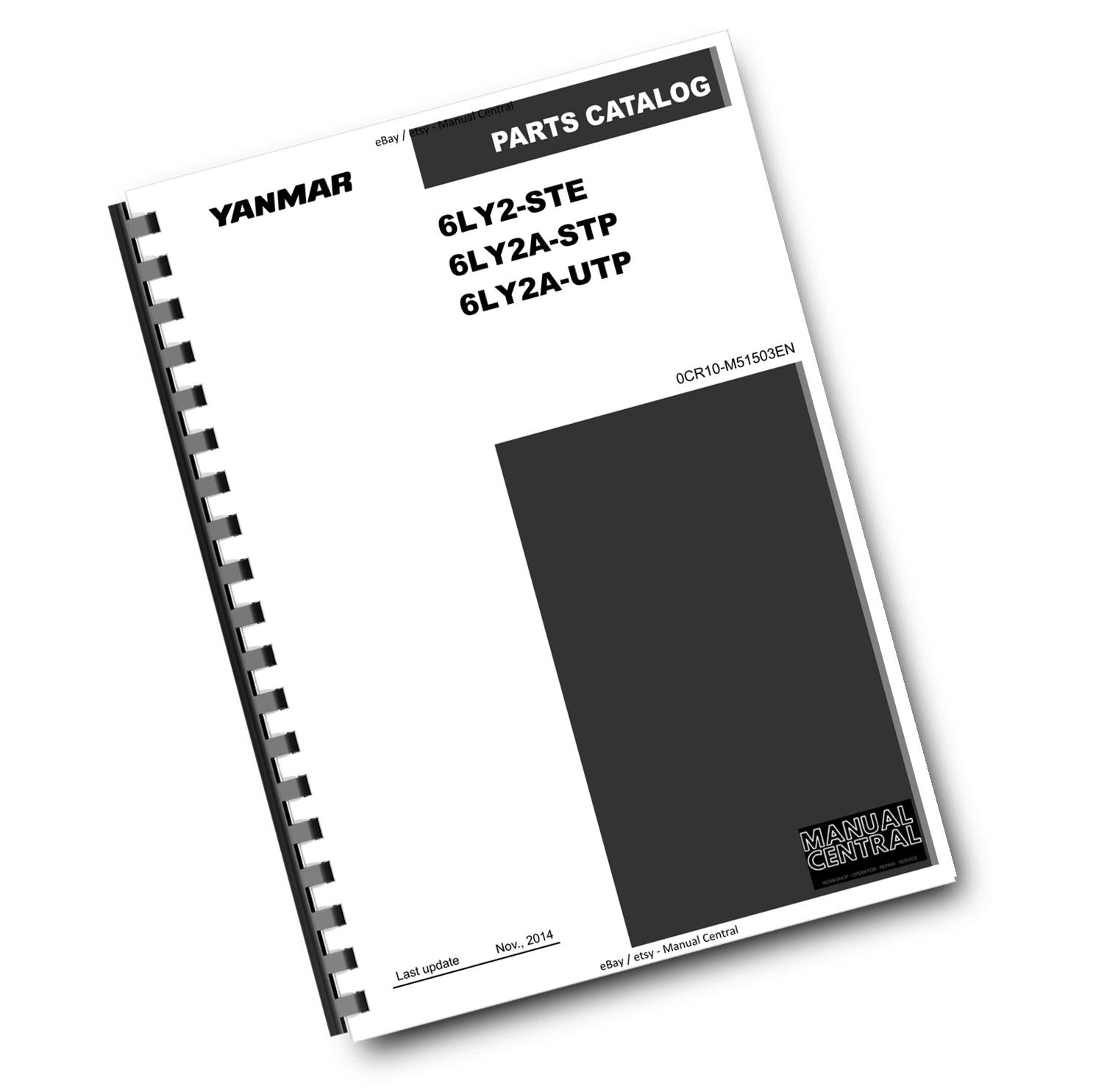 YANMAR 6LY2-STE 6LY2A-STP 6LY2A-UTP PARTS MANUAL