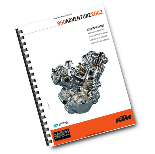 KTM 2003 950 ADVENTURE WORKSHOP REPAIR SERVICE MANUAL