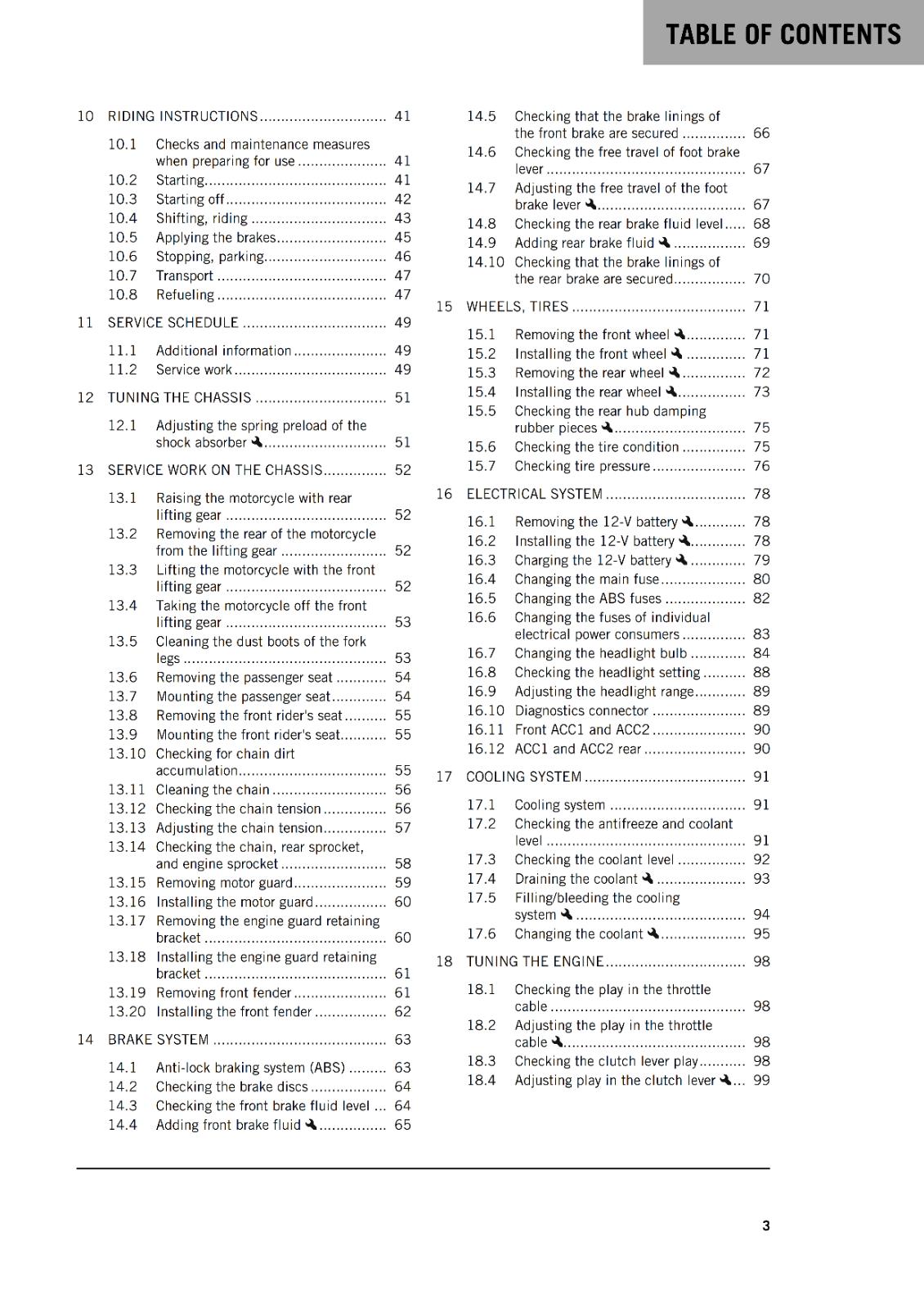 KTM 2024 - 250 ADVENTURE - OWNERS MANUAL USER GUIDE