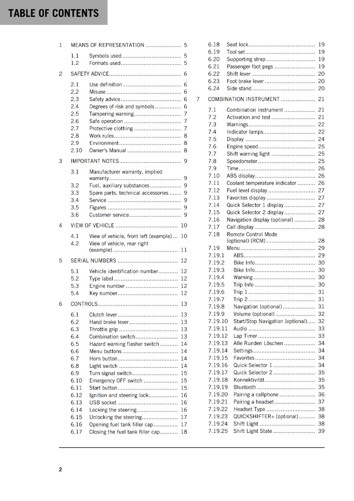 KTM 2024 - 250 DUKE EU JP AR PH CO - OWNERS MANUAL USER GUIDE