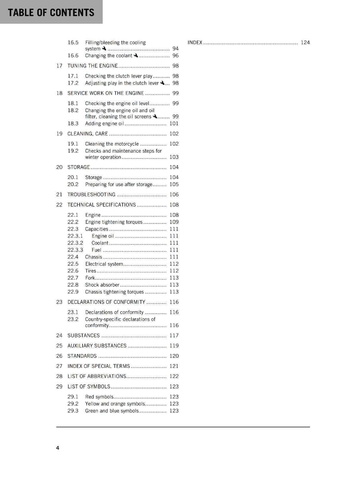 KTM 2024 - 250 DUKE US - OWNERS MANUAL USER GUIDE