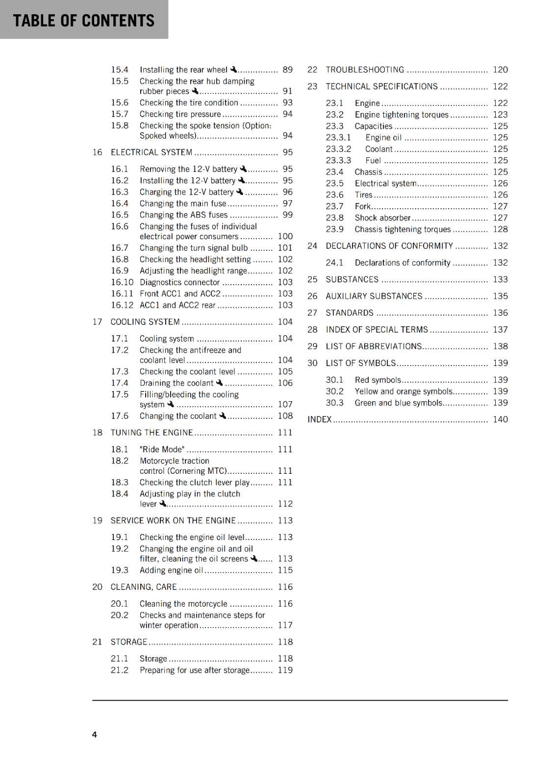 KTM 2024 - 390 ADVENTURE US EDITION - OWNERS MANUAL USER GUIDE