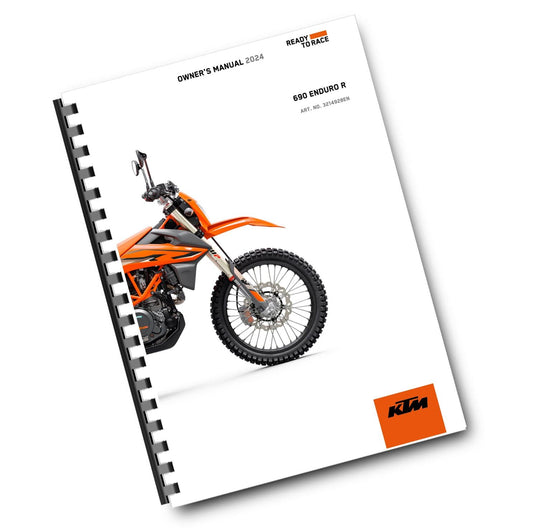 KTM 2024 - 690 ENDURO R US EDITION  - OWNERS MANUAL USER GUIDE
