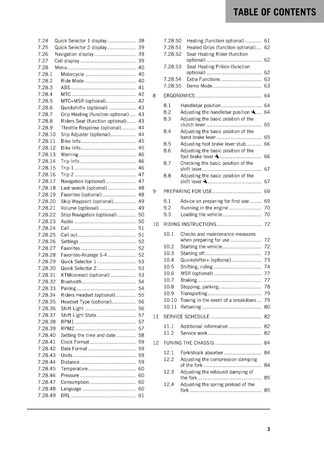 KTM 2024 - 790 ADVENTURE R - OWNERS MANUAL USER GUIDE