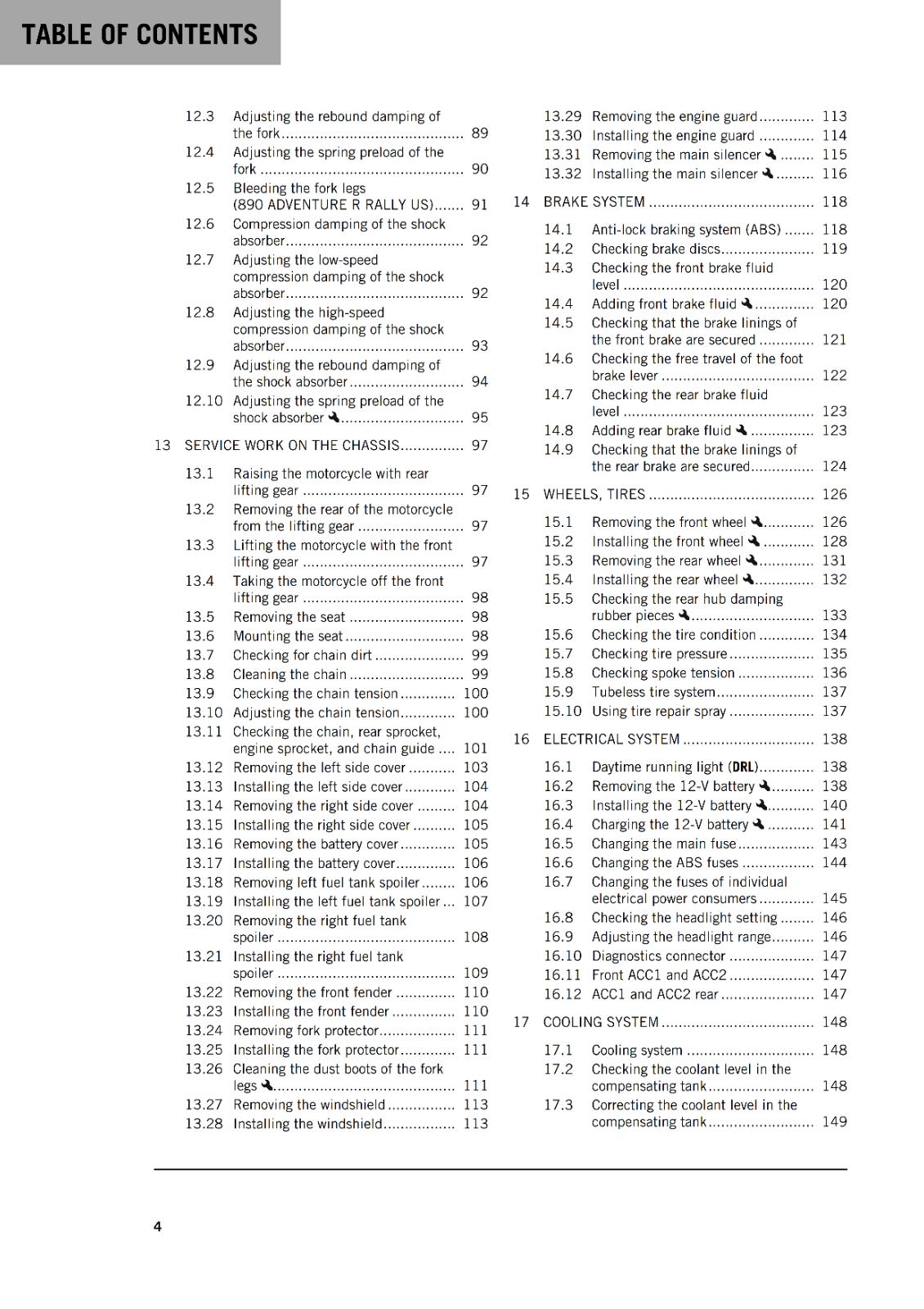 KTM 2024 - 890 ADVENTURE R RALLY US EDITION - OWNERS MANUAL USER GUIDE