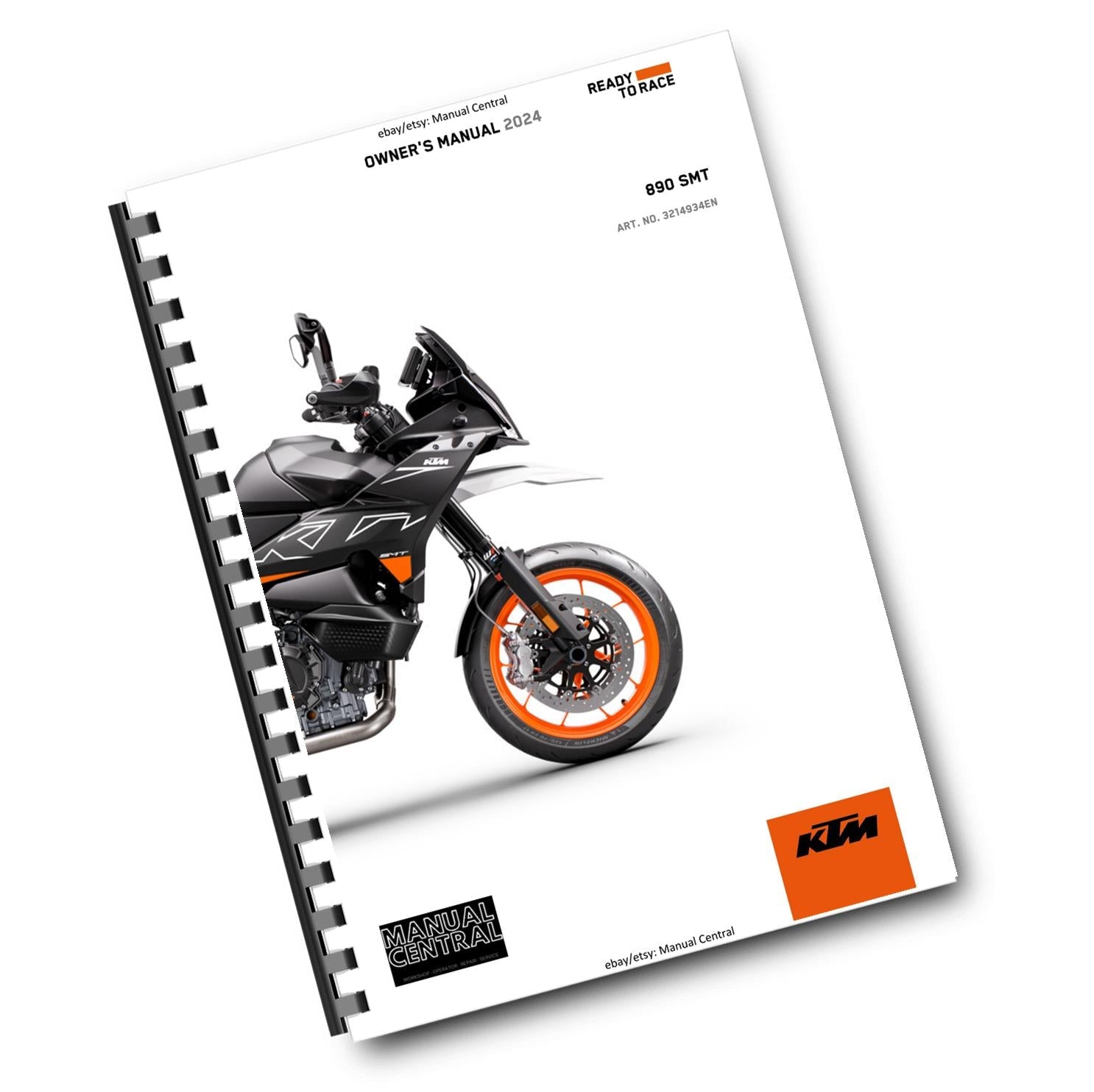 KTM 2024 - 890 SMT EU EDITION - OWNERS MANUAL USER GUIDE