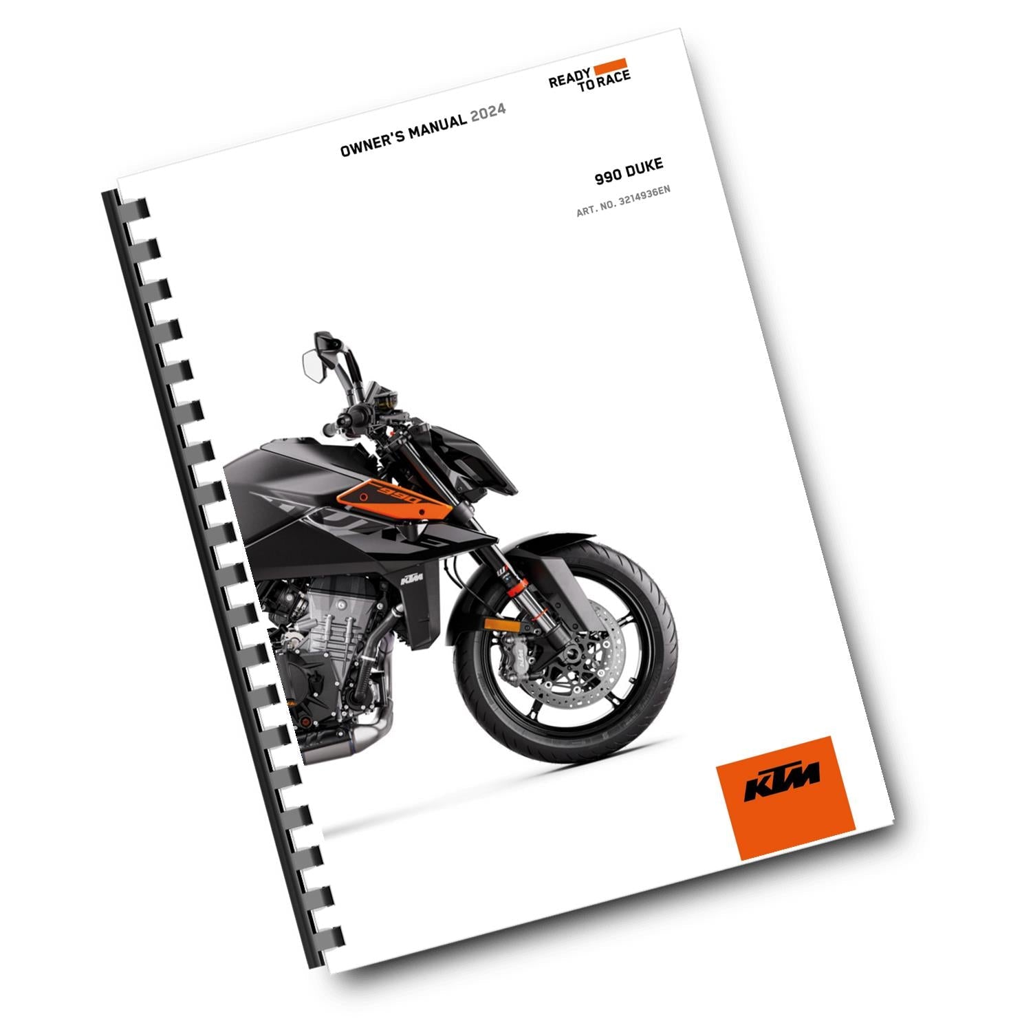 KTM 2024 - 990 DUKE EU EDITION - OWNERS MANUAL USER GUIDE