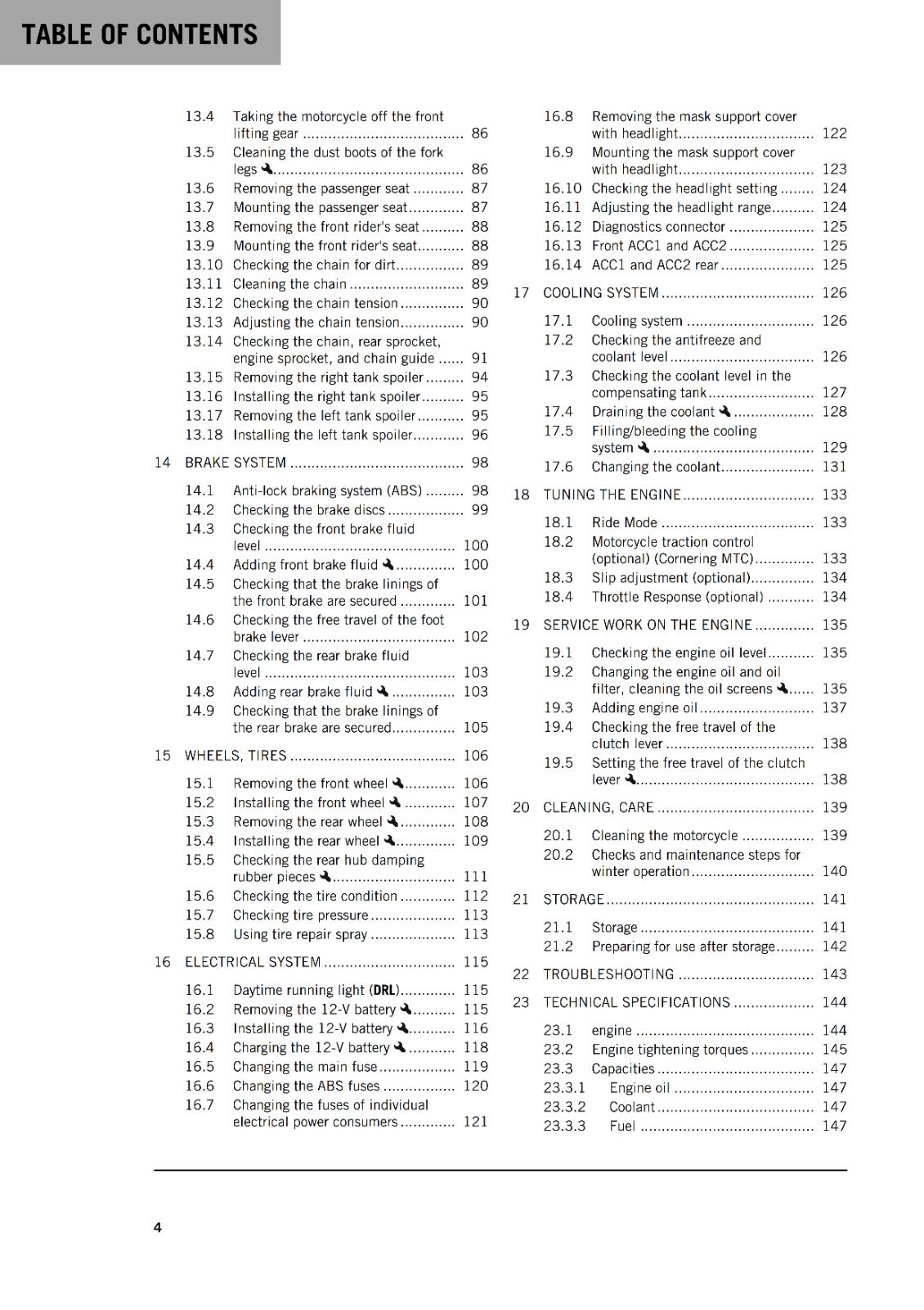 KTM 2024 - 990 DUKE US EDITION - OWNERS MANUAL USER GUIDE