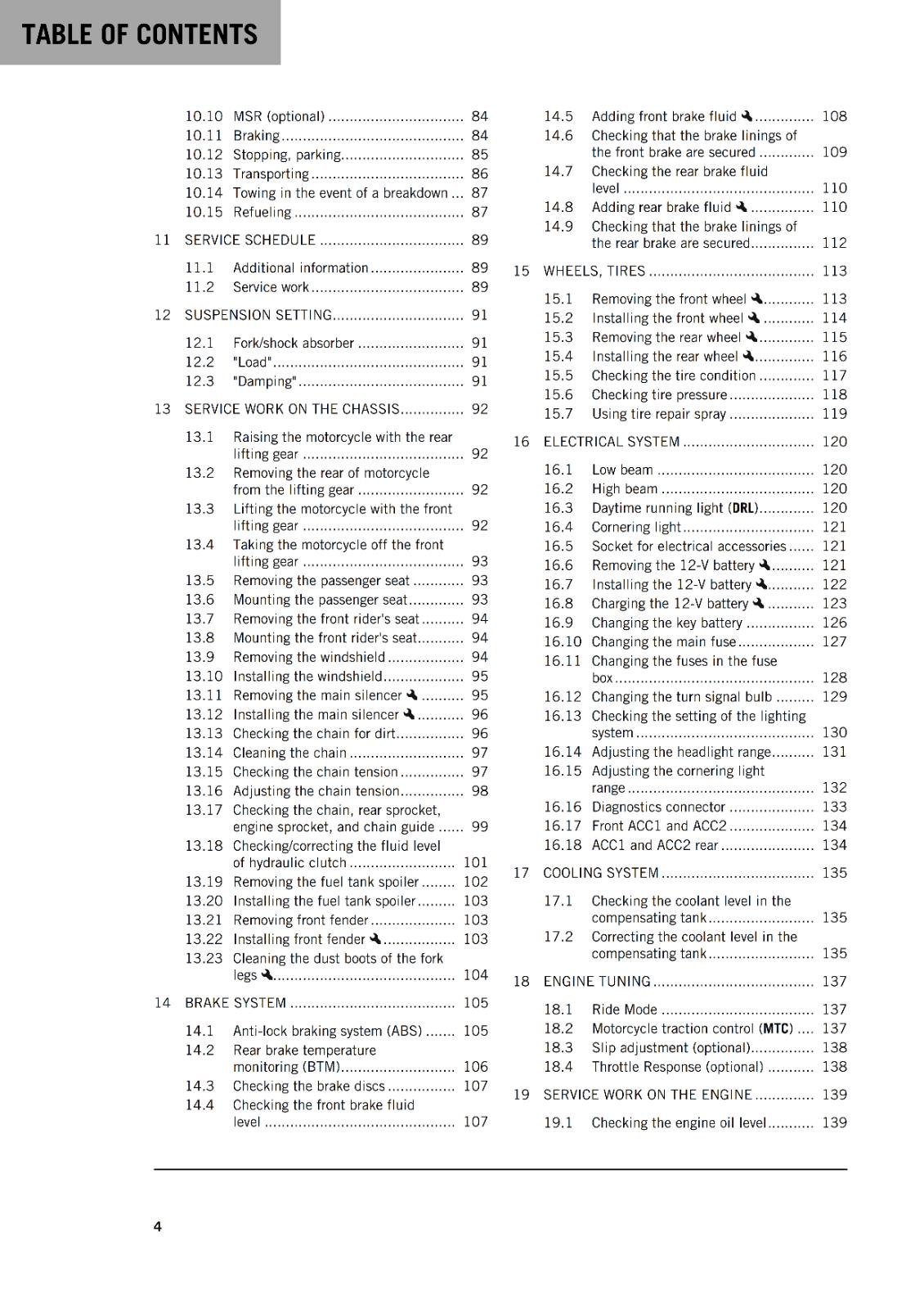 KTM 2024 - 1290 SUPER DUKE GT US EDITION - OWNERS MANUAL USER GUIDE