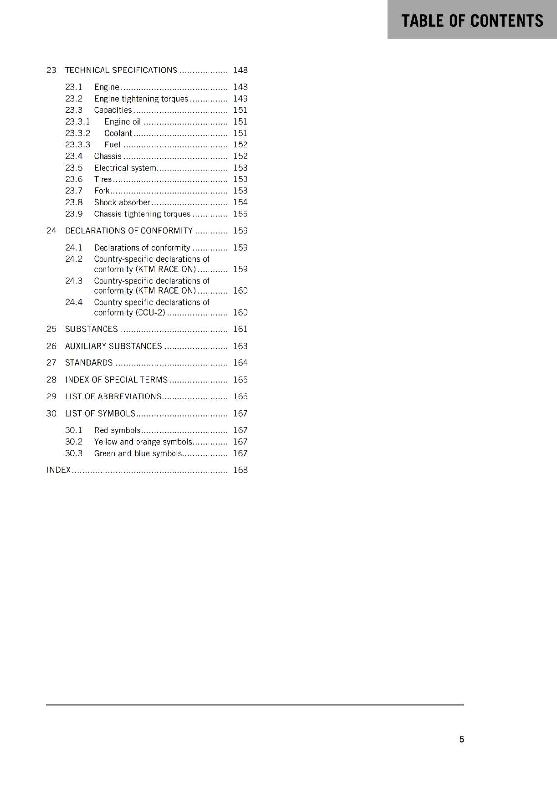 KTM 2024 - 1390 SUPER DUKE R - OWNERS MANUAL USER GUIDE