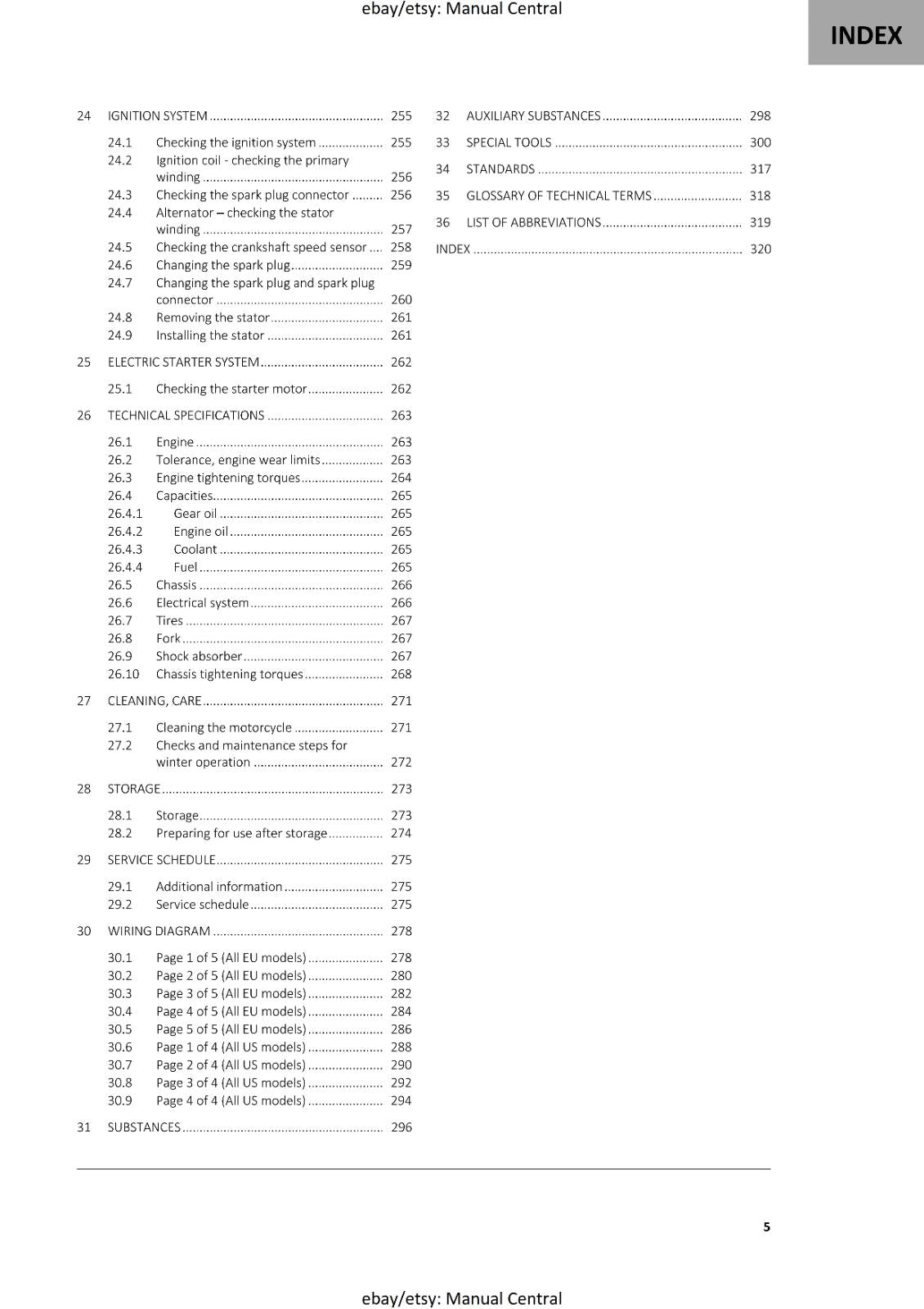 GASGAS 2024 EC 250 EC 300 SERVICE WORKSHOP REPAIR MANUAL
