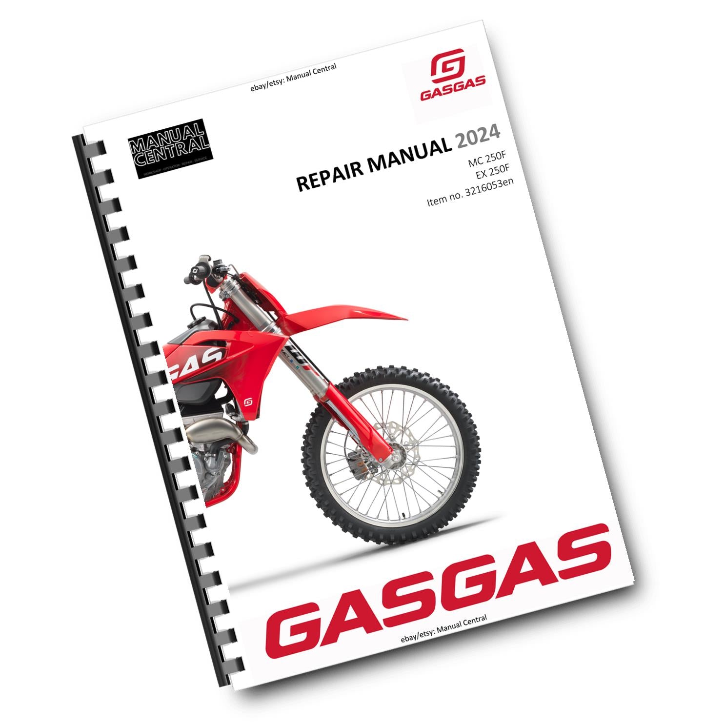 GASGAS 2024 MC EX 250F SERVICE WORKSHOP REPAIR MANUAL