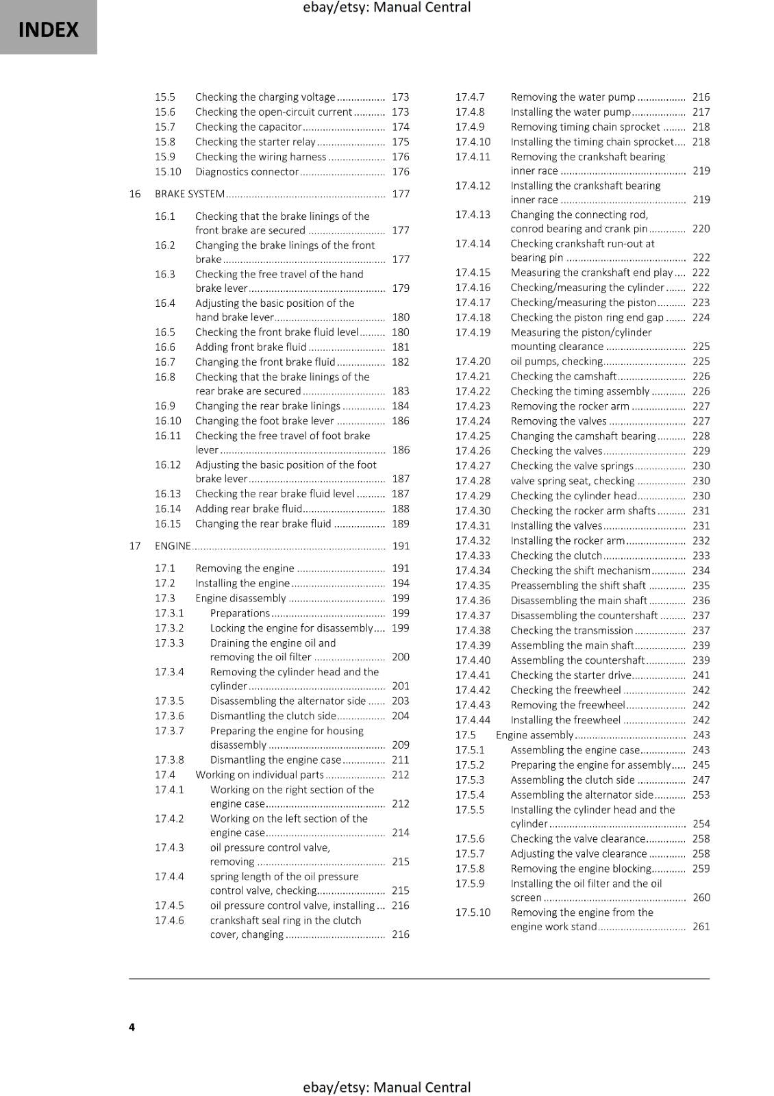 GASGAS 2024 MC EX 450F SERVICE WORKSHOP REPAIR MANUAL
