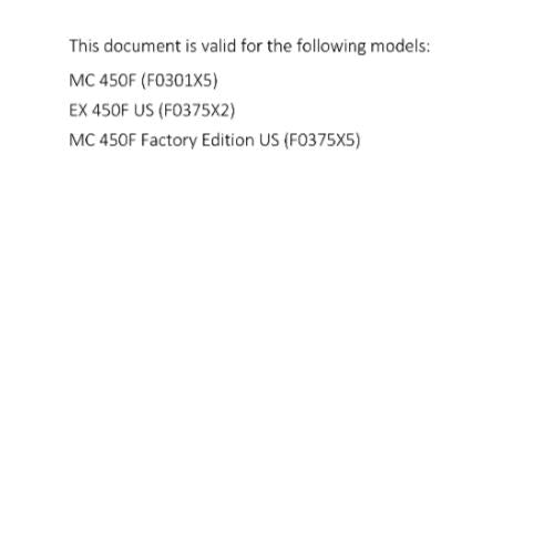 GASGAS 2024 MC EX 450F FACTORY EDITION SERVICE WORKSHOP REPAIR MANUAL