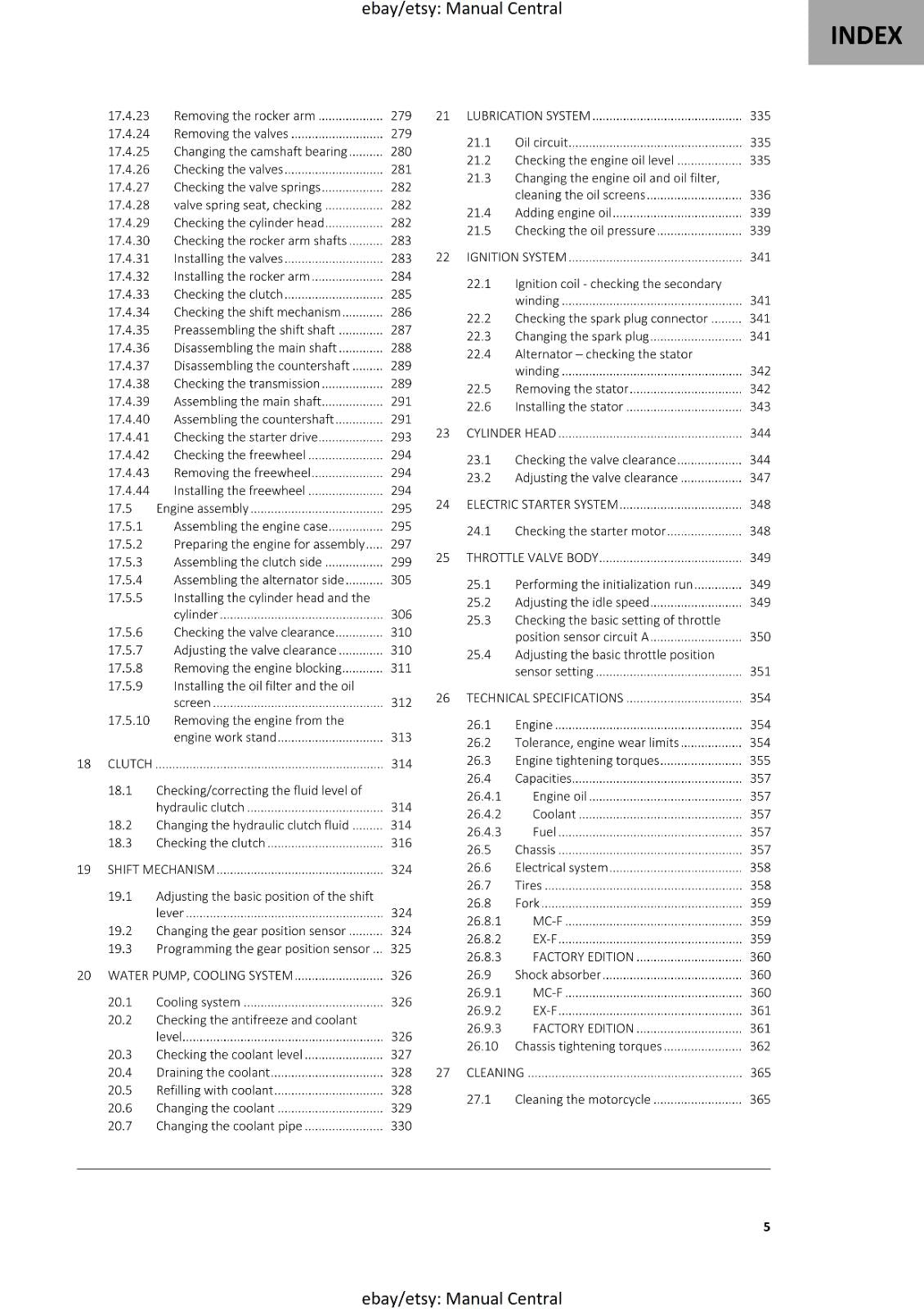 GASGAS 2024 MC EX 450F FACTORY EDITION SERVICE WORKSHOP REPAIR MANUAL
