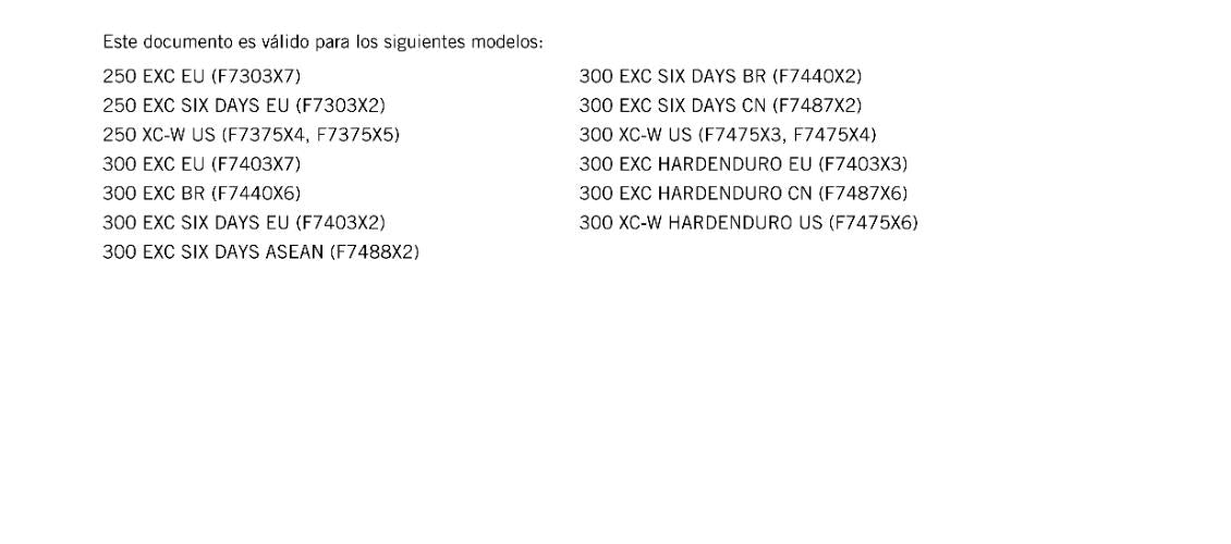 SPANISH LANGUAGE - KTM 2024 - 250 300 EXC SIX DAYS XC-W - MANUAL DE REPARACION