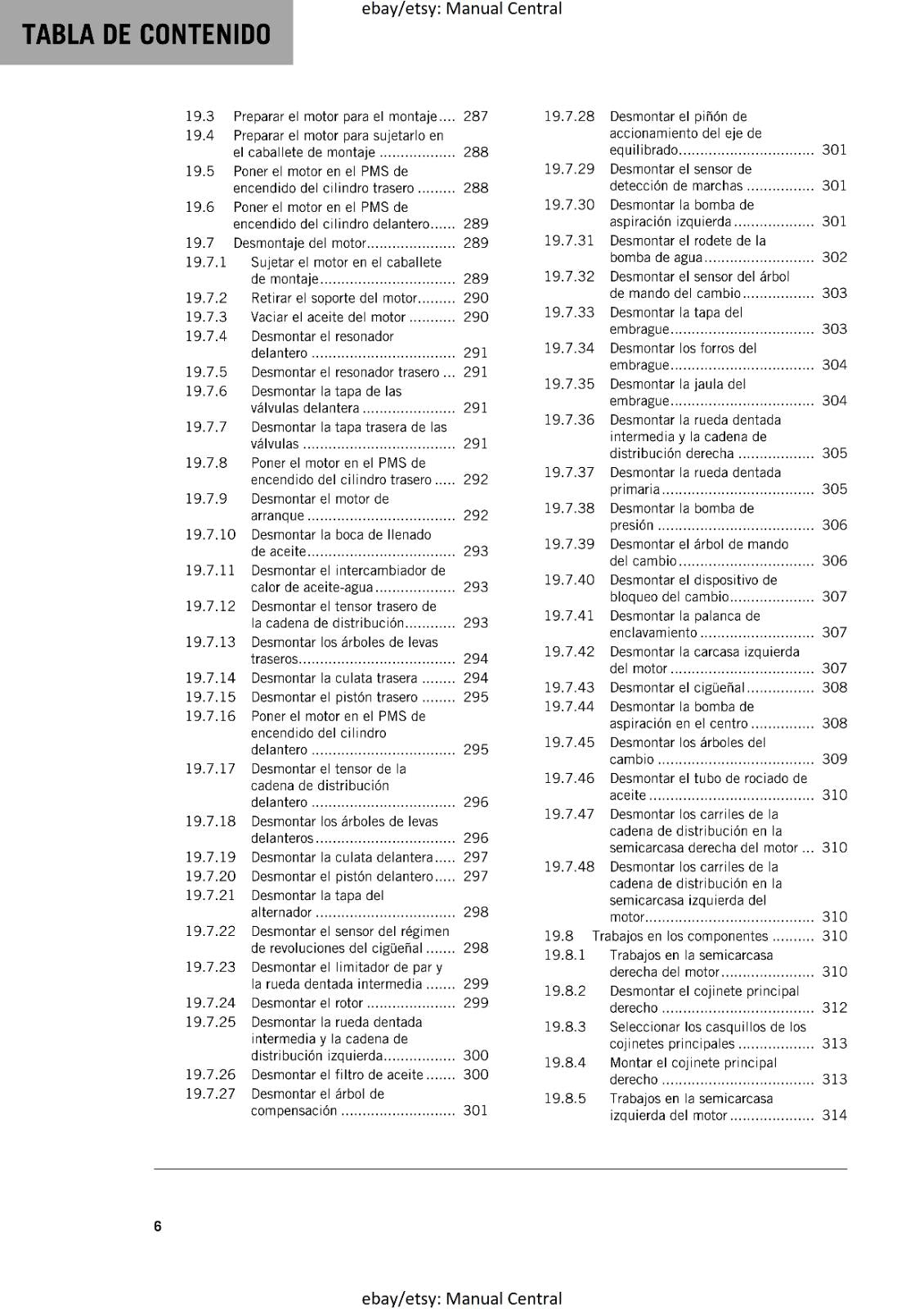 SPANISH LANGUAGE - KTM 2023 - 1290 SUPER DUKE GT - MANUAL DE REPARACION