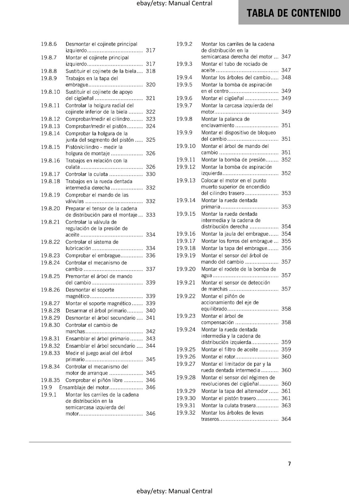 SPANISH LANGUAGE - KTM 2023 - 1290 SUPER DUKE GT - MANUAL DE REPARACION