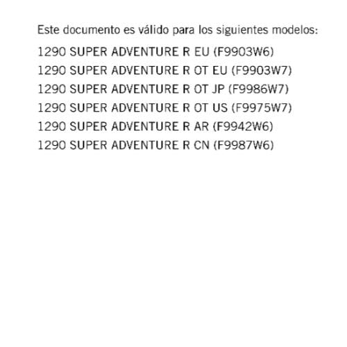 SPANISH LANGUAGE - KTM 2023 - 1290 SUPER ADVENTURE R  - MANUAL DE REPARACION
